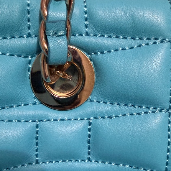 Kate Spade Turquoise Quilted Satchel - Picture 10 of 16